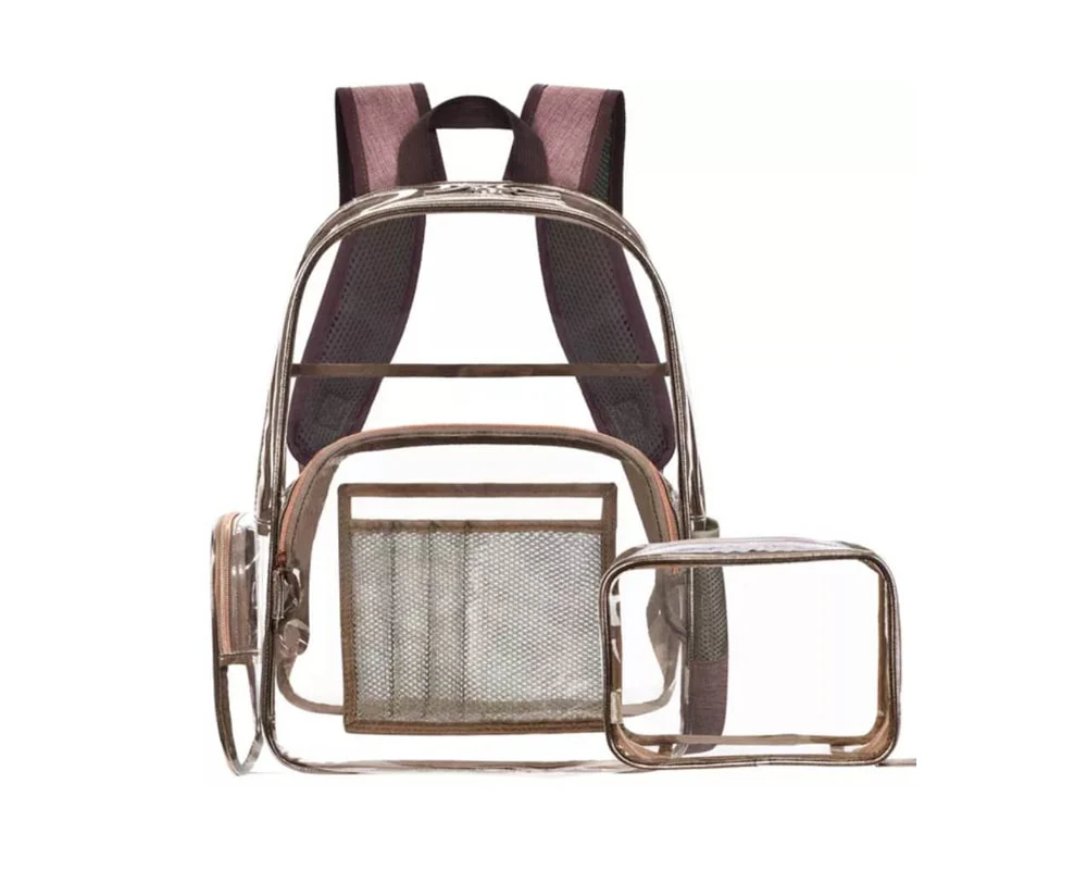 2in1 Transparent Backpack – Bags for Girls/Women - Image 3
