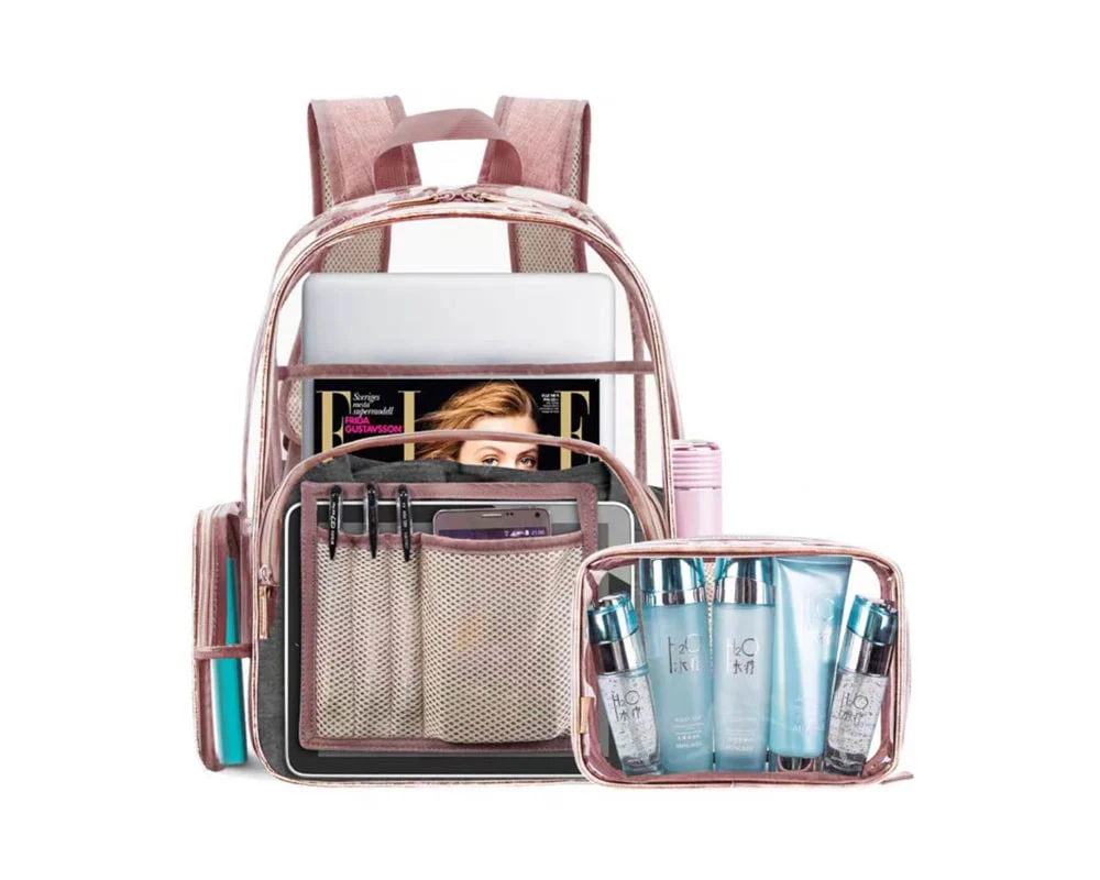 2in1 Transparent Backpack – Bags for Girls/Women - Image 6