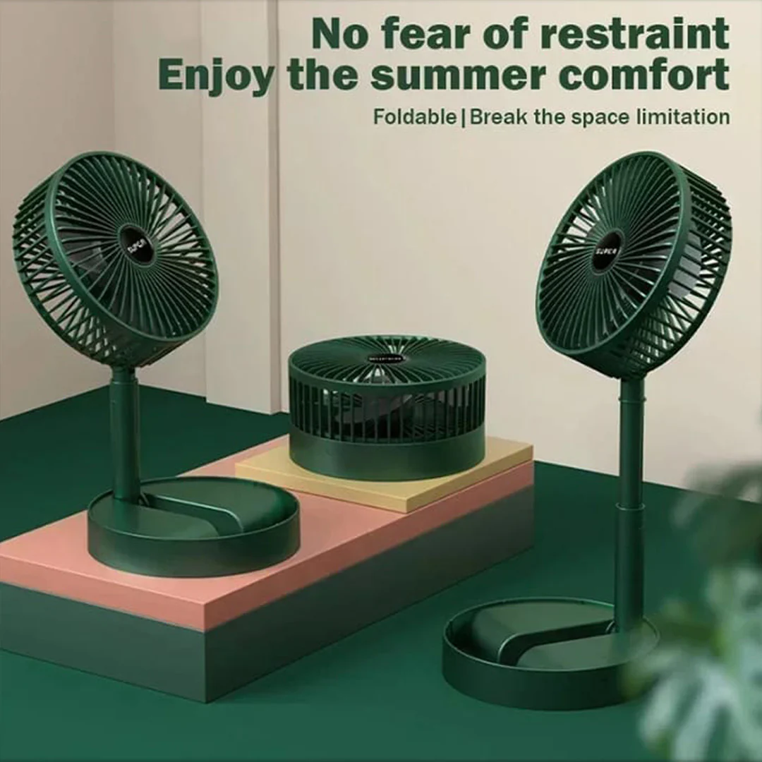 Foldable Mini Rechargeable Fan – Accessories for Travel - Image 3