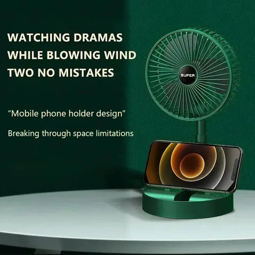 Foldable Mini Rechargeable Fan – Accessories for Travel - Image 4